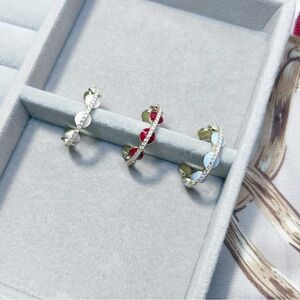 ✨NEW color LAUNCH✨s925 Stamped circle shapes adjustable ring. 3 colors for women